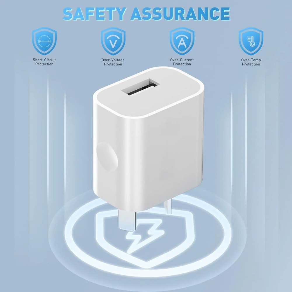 Universal Australian Standard USB Wall Charger 5V 2A Fast Home Power Adapter AU Plug 2