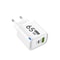 65W DualPort USBA USBC Fast Charger PD Quick Travel Adapter For IPhone Samsung Xiaomi 7