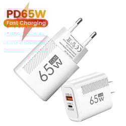 65w usb type-c fast charger – high-velocity wall adapter for iphone 15, xiaomi, and samsung