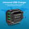 4Port 45W USB Wall Charger Quick Charge 30 Fast Charging Adapter For IPhone 12 11 Samsung 4