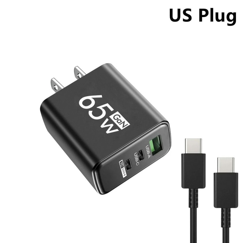 3Port MultiPlug USB TypeC PD Fast Charger Quick Charge Adapter For IPhone 16 Samsung And Huawei 16