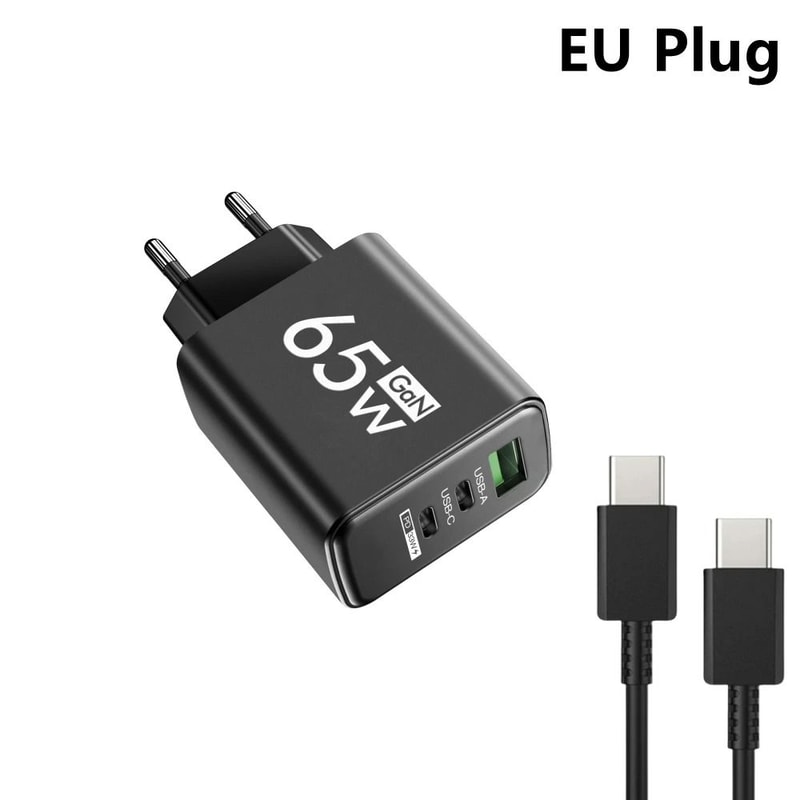 3Port MultiPlug USB TypeC PD Fast Charger Quick Charge Adapter For IPhone 16 Samsung And Huawei 6