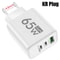 3Port MultiPlug USB TypeC PD Fast Charger Quick Charge Adapter For IPhone 16 Samsung And Huawei 8