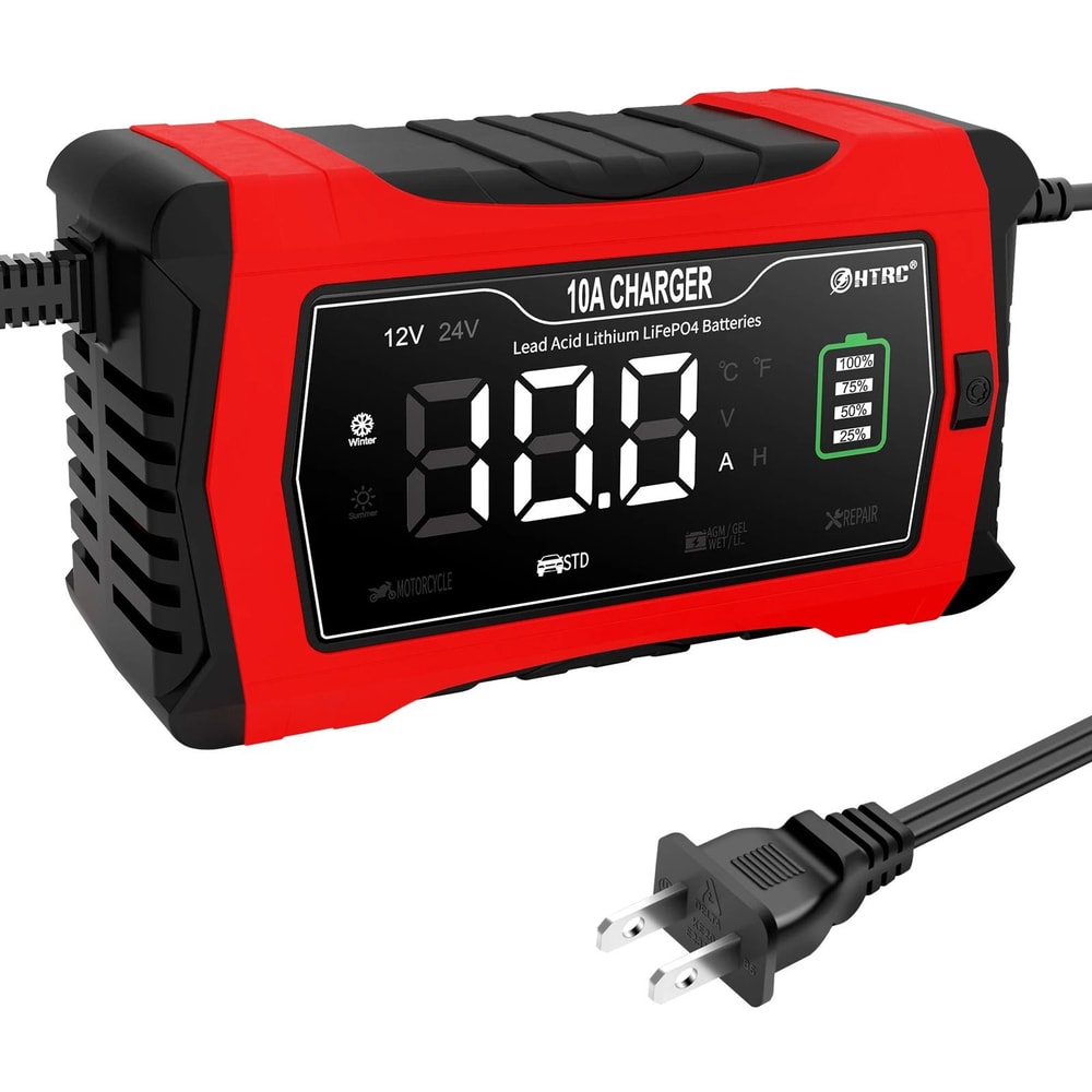 HTRC HighPower Intelligent Battery Charger 12V24V Pulse Repair For LeadAcid Lithium LiFePO4 6