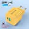 PD 25W Korean Standard Fast Charger USB TypeC Quick Wall Adapter For IPhone 15 Pro Max Samsung 6