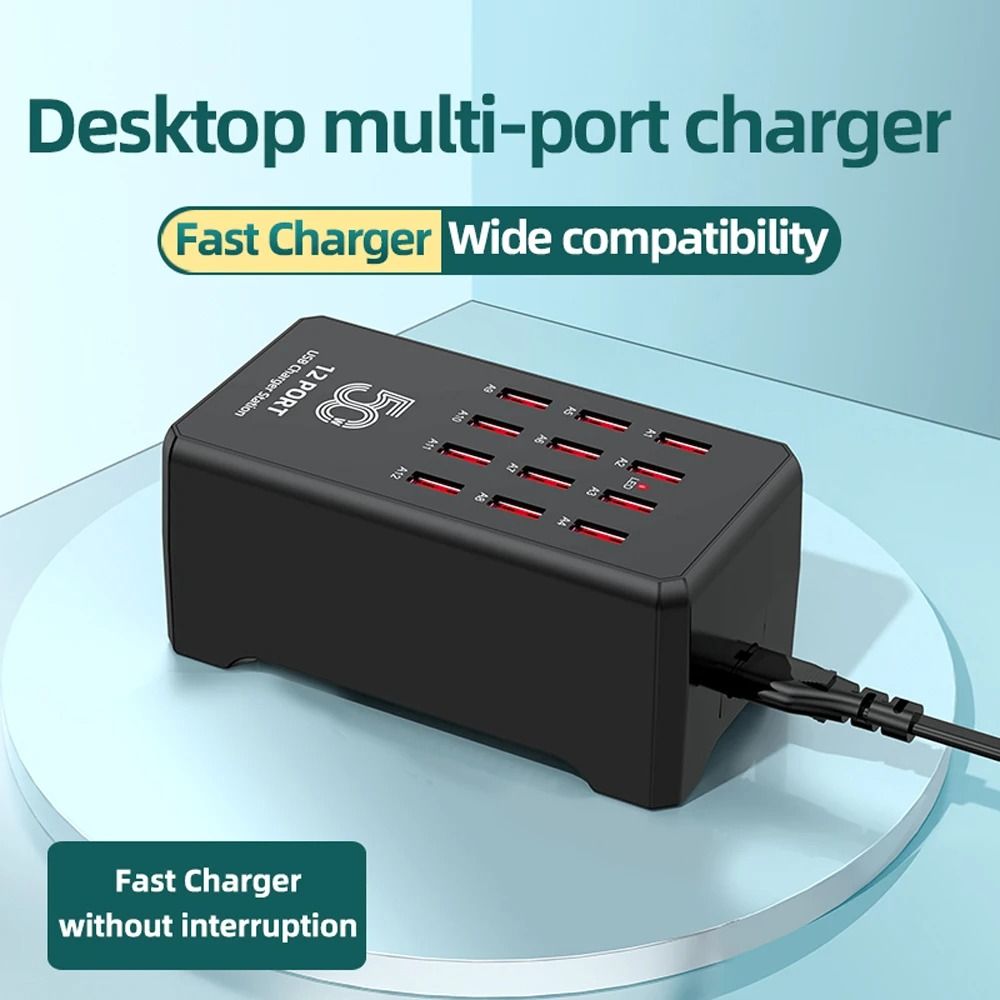 Industrial MultiPort USB Charging Station Desktop Docking Hub For IPhone IPad Samsung Xiaomi 1