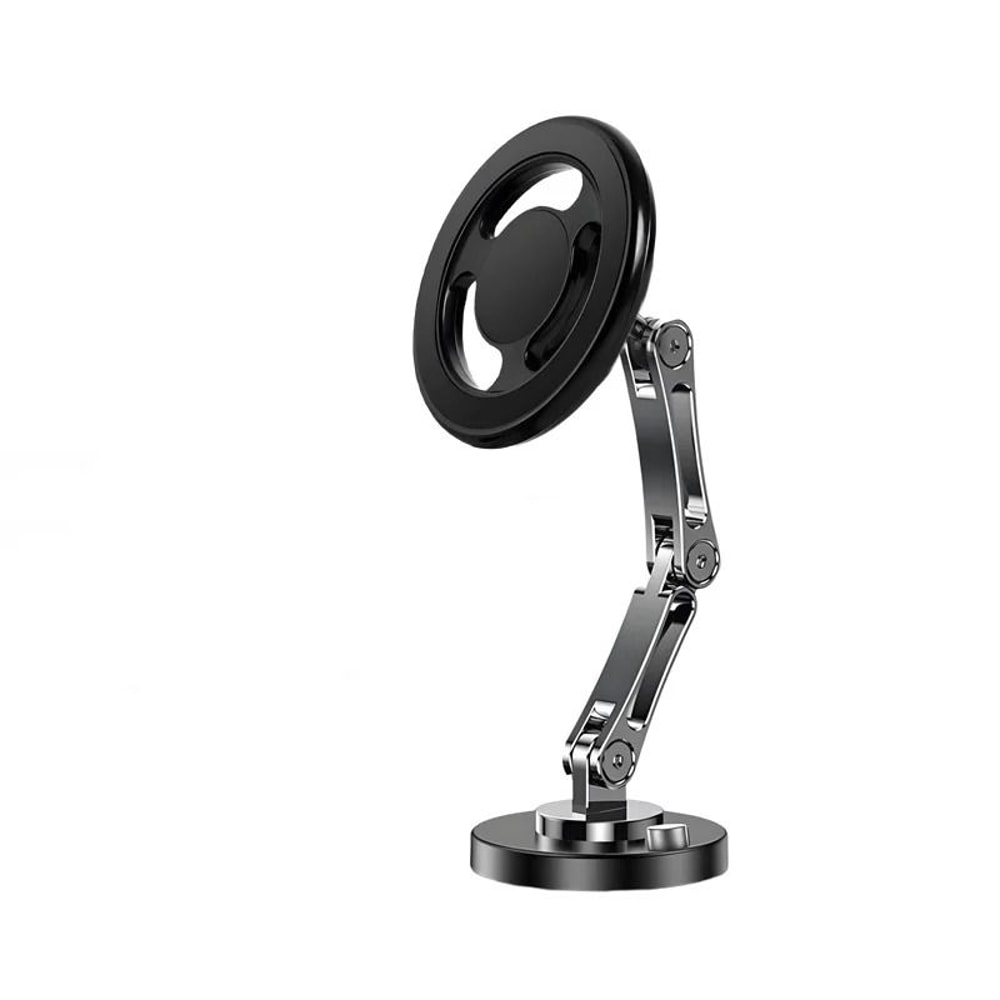 15W Magnetic Car Wireless Charger 360 Rotating Metal Foldable Stand For IPhone 15 14 13 12 Samsun 1