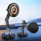 15W Magnetic Car Wireless Charger 360 Rotating Metal Foldable Stand For IPhone 15 14 13 12 Samsun 0