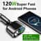 UYUXIO MultiPort USBC Car Charger Adapter Super PD 30W Fast Charge With Voltage Display Extension 5