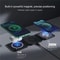 100W 3in1 Magnetic Portable Wireless Charger HighSpeed Power Pad For IPhone 14 Apple Watch AirPod 1