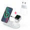 3in1 Magnetic Wireless Charger Stand Fast Charging Station For IPhone 15 14 13 12 Apple Watch Air 9