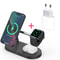 3in1 Magnetic Wireless Charger Stand Fast Charging Station For IPhone 15 14 13 12 Apple Watch Air 10