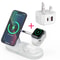 3in1 Magnetic Wireless Charger Stand Fast Charging Station For IPhone 15 14 13 12 Apple Watch Air 13