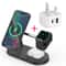 3in1 Magnetic Wireless Charger Stand Fast Charging Station For IPhone 15 14 13 12 Apple Watch Air 14