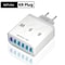 Vumpach 6Port USB Fast Charger Quick Charge 30 Wall Adapter With Global EUUSUKKR Plug Options 10