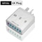 Vumpach 6Port USB Fast Charger Quick Charge 30 Wall Adapter With Global EUUSUKKR Plug Options 12
