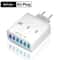 Vumpach 6Port USB Fast Charger Quick Charge 30 Wall Adapter With Global EUUSUKKR Plug Options 8