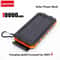 Lenovo 50000mAh Solar Power Bank Portable External Battery With HighPower LED For IPhone Samsung 12