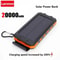 Lenovo 50000mAh Solar Power Bank Portable External Battery With HighPower LED For IPhone Samsung 13