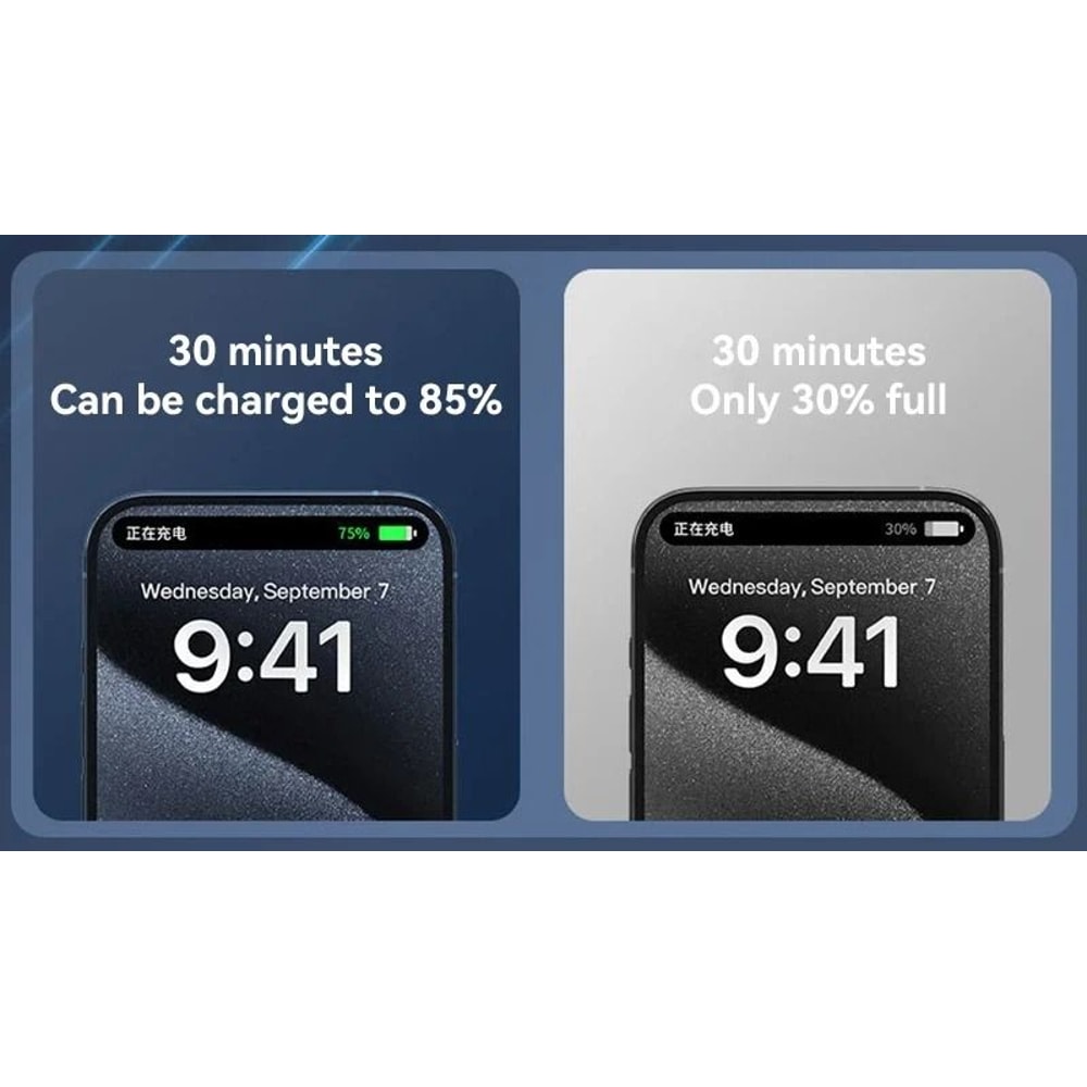 80000mAh UltraCapacity Power Bank 120W Super Fast Charging External Battery For IPhone Samsung Xi 4