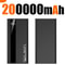 120W Super Fast Charging Power Bank 200000mAh UltraCapacity Battery For IPhone Samsung Huawei 7