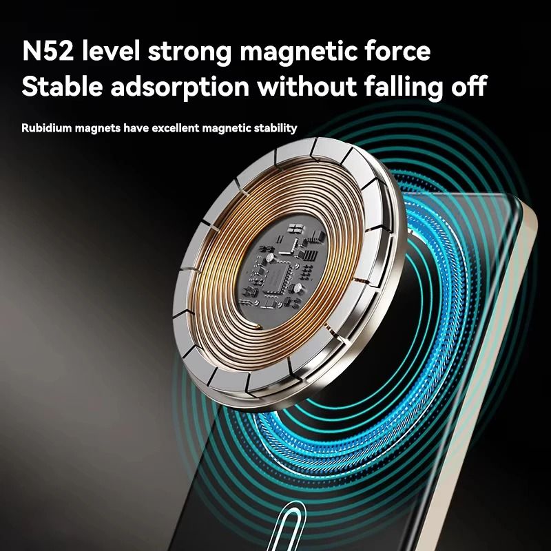 Lenovo 500000mAh Magnetic Power Bank PD 225W Wireless Fast Charger For MagSafe IPhone Samsung 5