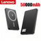 Lenovo 500000mAh Magnetic Power Bank PD 225W Wireless Fast Charger For MagSafe IPhone Samsung 9