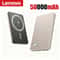 Lenovo 500000mAh Magnetic Power Bank PD 225W Wireless Fast Charger For MagSafe IPhone Samsung 14