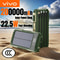 VIVO Solar Power Bank 4in1 Large Capacity Portable Battery With BuiltIn Cables Digital Display La 0