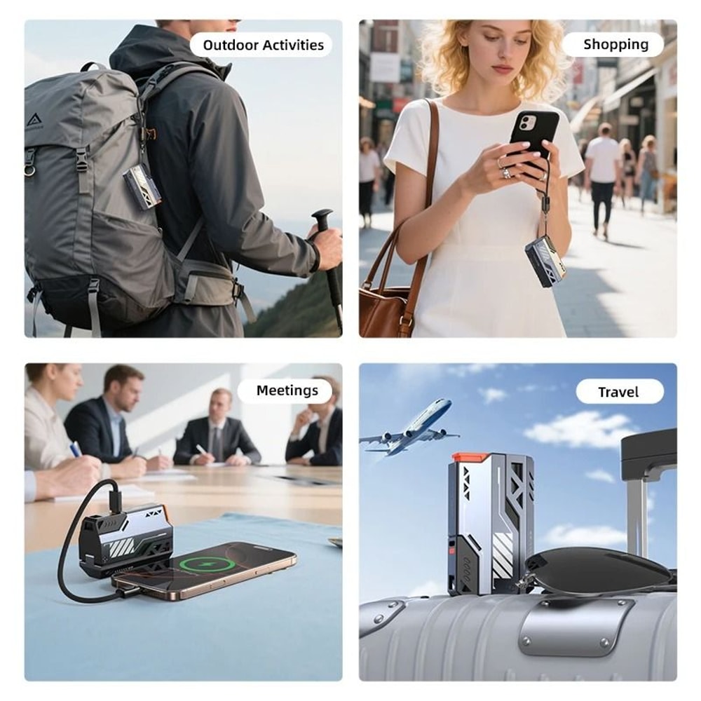 VYVYLABS Modular 20000mAh Power Bank 225W Fast Charging External Battery With Replaceable Battery 4