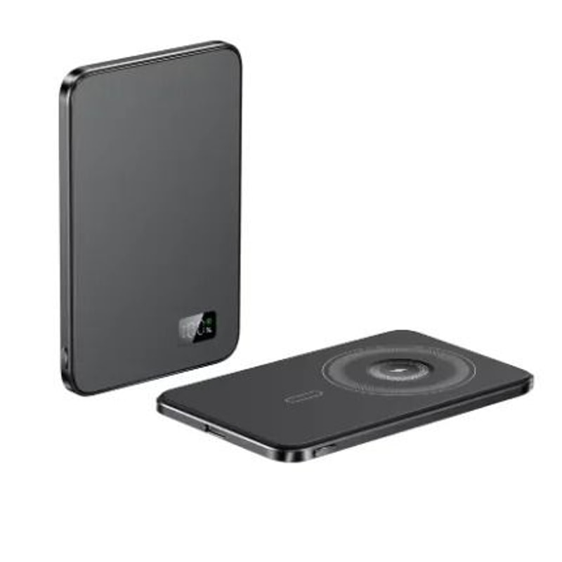 UltraThin Alloy Magnetic Power Bank Slim Wireless Fast Charger For IPhone 16 15 14 13 12 8