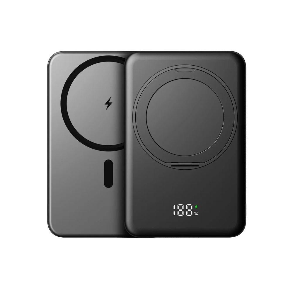 10000mAh Slim Mini Magnetic Power Bank 20W Fast Charging Wireless Stand For IPhone Samsung 0
