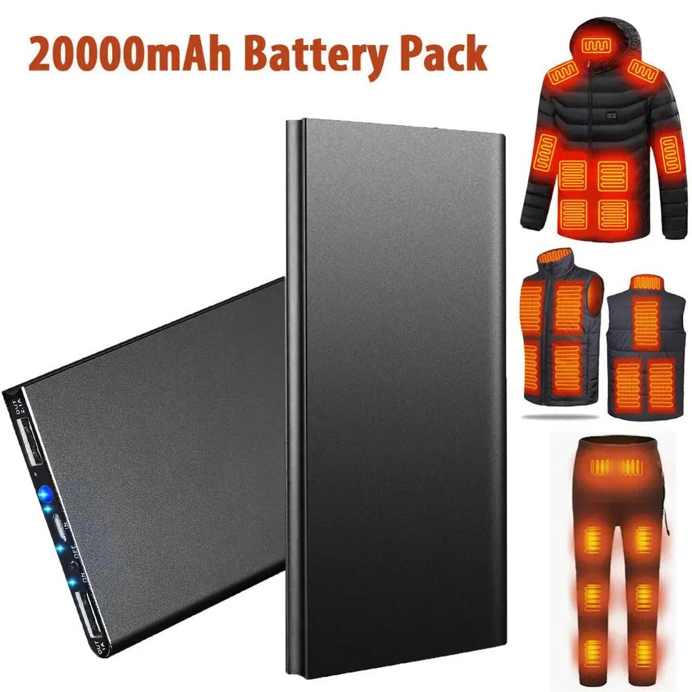 AeroHeat 20000mAh Portable Power Bank HighPerformance Battery Pack For Heated Apparel Smartphones 1