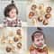 10Piece Baby Toddler Hair Tie Set NoHurt Elastic Mini Scrunchies With Cute Cartoon Bears Rabbits 3