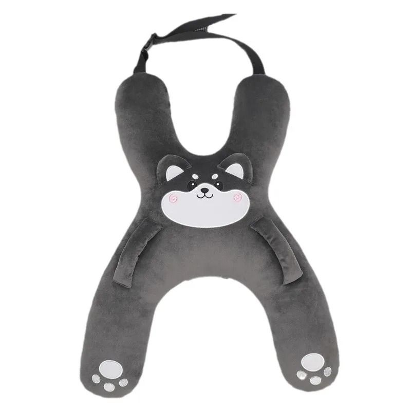 Kids Car Neck Pillow Safety Sleep Aid Seat Belt Comfort Support For Long Distance Travel 3