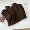 Silk Wool Splice Long Sleeve TShirt UltraSoft Waxy Fit Solid Color Backing Top For Spring Summer 13