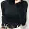 Korean Slim Turtleneck Sweater 2025 AutumnWinter RibKnit Pullover Jumper For Women 3