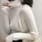 Korean Slim Turtleneck Sweater 2025 AutumnWinter RibKnit Pullover Jumper For Women 18