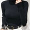 Korean Slim Turtleneck Sweater 2025 AutumnWinter RibKnit Pullover Jumper For Women 7
