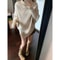 2000s Korean Fashion Slim Batwing Sweater Y2K Subculture Pure Color Pullover For Autumn Winter 1
