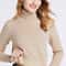 Thicken Velvet Turtleneck Sweater Korean Fashion Lined Warm Knitted Pullover Winter Jersey Jumper 2