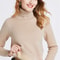 Thicken Velvet Turtleneck Sweater Korean Fashion Lined Warm Knitted Pullover Winter Jersey Jumper 2
