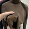Thicken Velvet Turtleneck Sweater Korean Fashion Lined Warm Knitted Pullover Winter Jersey Jumper 6