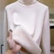 Thicken Velvet Turtleneck Sweater Korean Fashion Lined Warm Knitted Pullover Winter Jersey Jumper 9