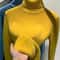 Thicken Velvet Turtleneck Sweater Korean Fashion Lined Warm Knitted Pullover Winter Jersey Jumper 10