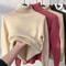 Elegant Thicken VelvetLined Turtleneck Sweater Slim Knit Pullover Warm Winter Jumper 6