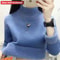 Elegant Thicken VelvetLined Turtleneck Sweater Slim Knit Pullover Warm Winter Jumper 17