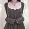 2000s Vintage Long Sleeve Babydoll Knitted Sweater Cottage Milkmaid Y2K Aesthetic Pullover 5