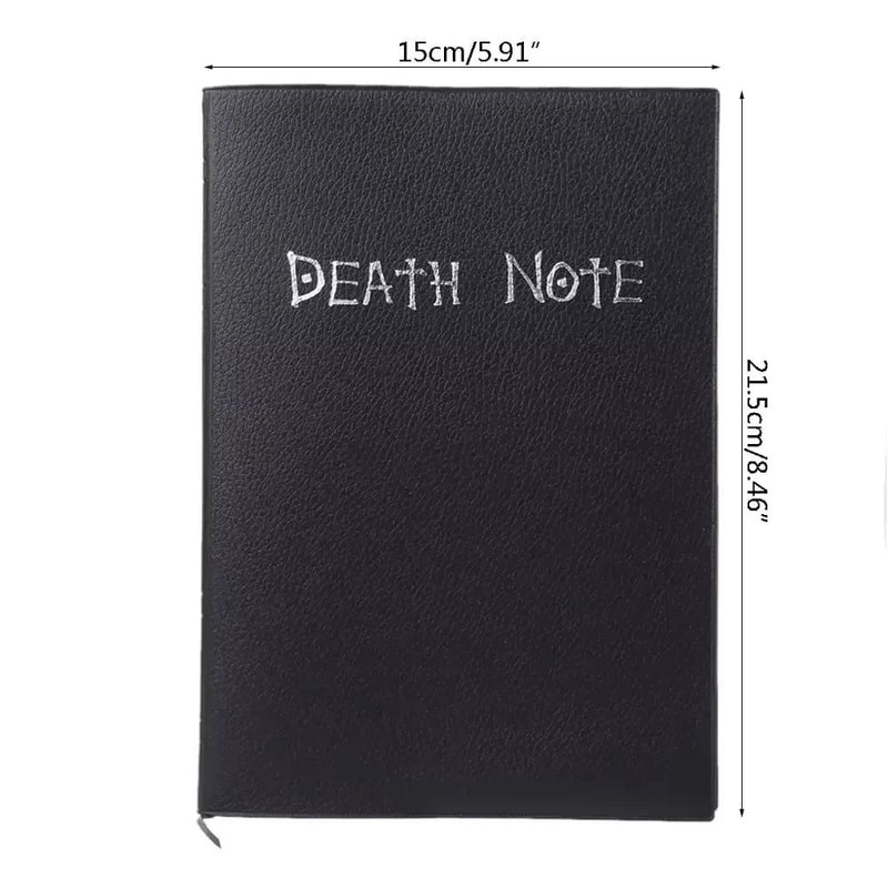 Death Note Anime Large School Notebook Collectible Writing Journal Cosplay Stationery Prop 6