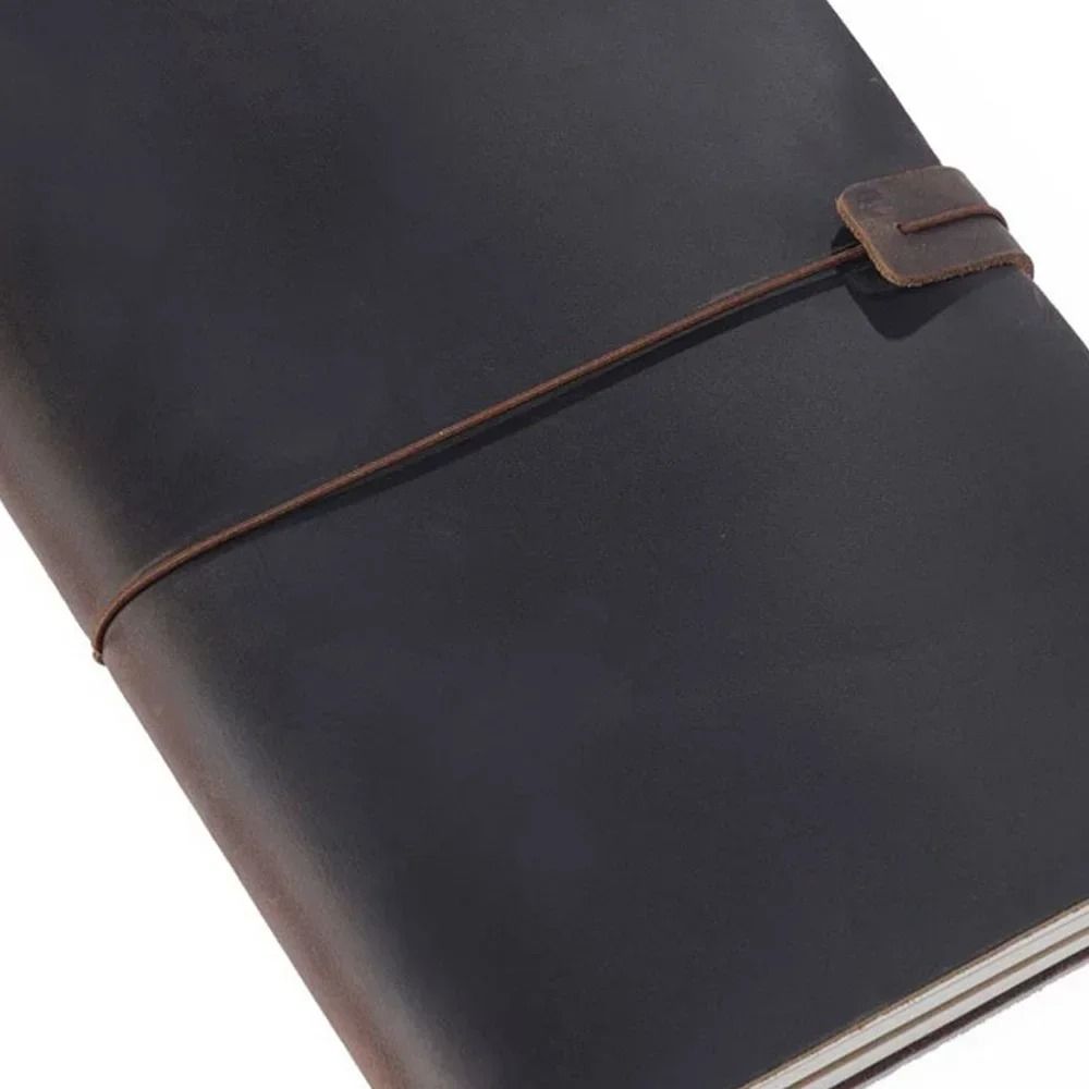 Moterm 100 Genuine Leather Travel Notebook Handmade Vintage Cowhide Journal Planner Cover 7